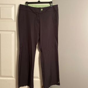Nike Gray and Green Joggers Large (12-14)
